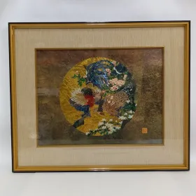 貼り絵　若冲