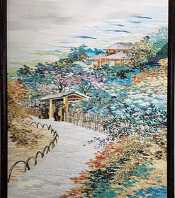 貼り絵　水戸偕楽園